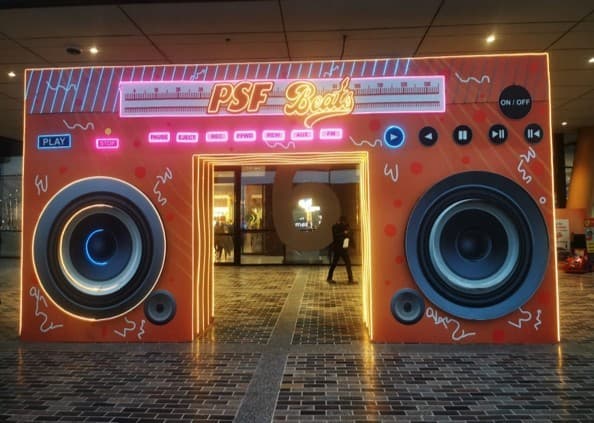 Mall footfall activation