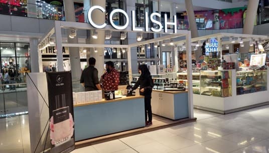 Colish retail kiosk